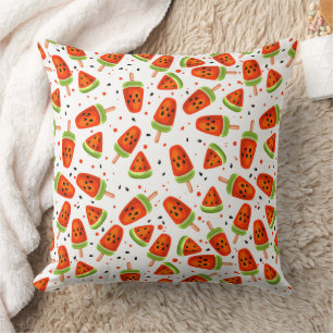 Watermelon pattern throw pillow