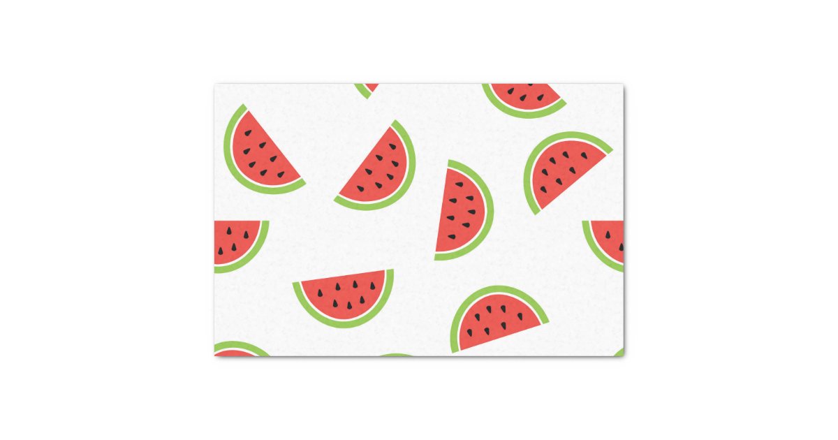 Watermelon Pattern Tissue Paper Zazzle