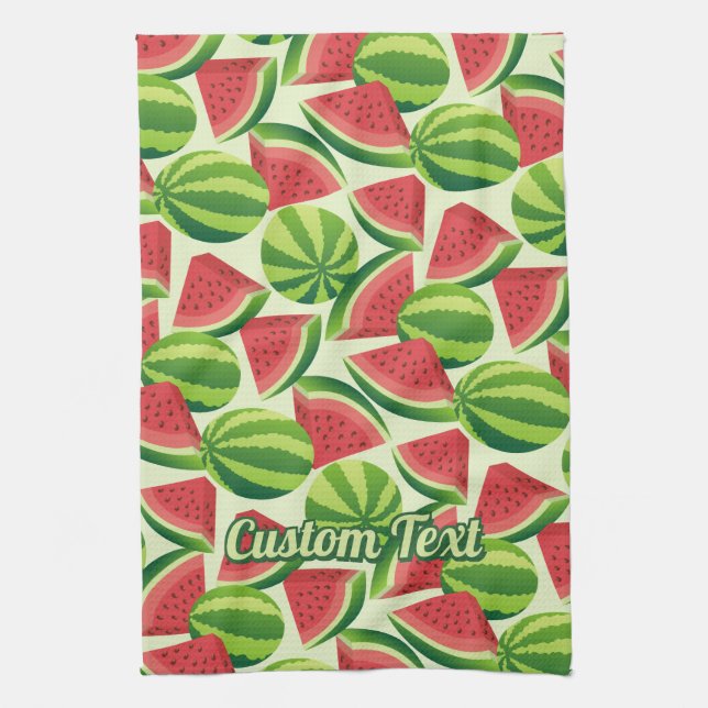Watermelon Pattern Towel (Vertical)