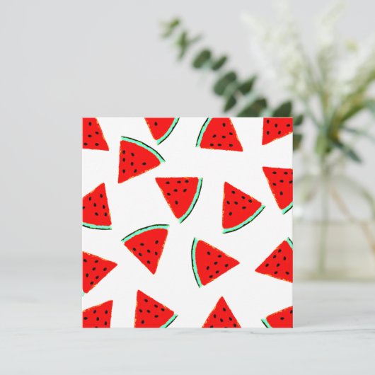 Watermelon Pattern Triangles (Standing Front)