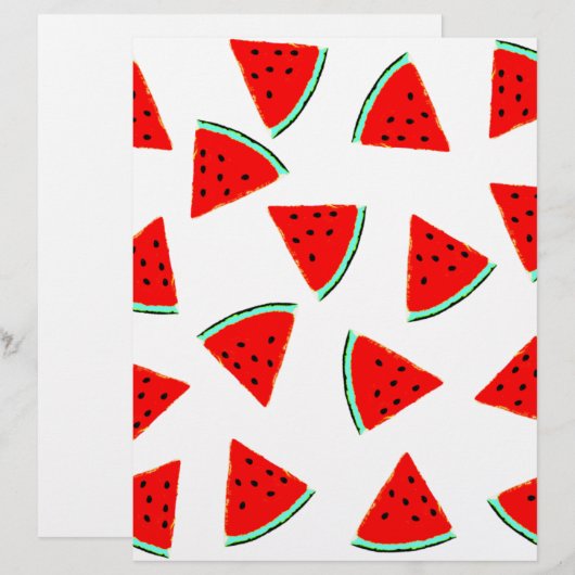 Watermelon Pattern Triangles (Front/Back)