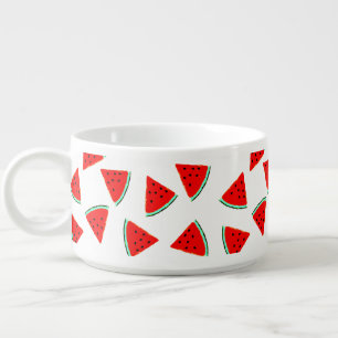 Watermelon Pattern Triangles Bowl