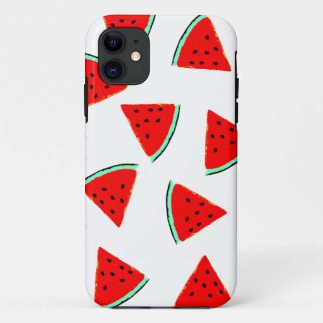 Watermelon Pattern Triangles Case-Mate iPhone Case (Back)