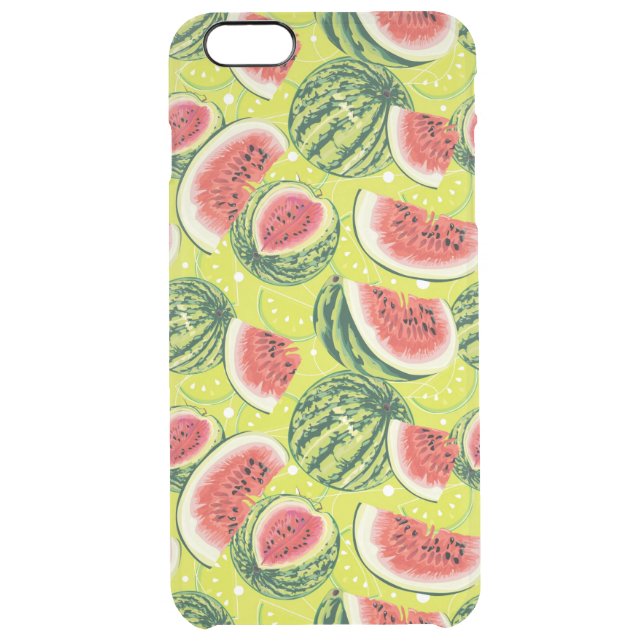 Watermelon Pattern Uncommon iPhone Case (Back)