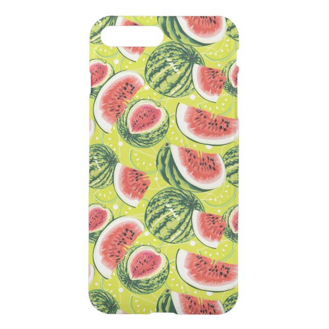 Watermelon Pattern Uncommon iPhone Case (Back)