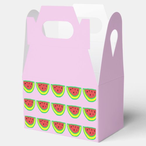 Watermelon Patterns Birthdays Baby Showers Cute Favor Boxes