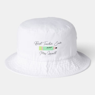 Watermelon Pencil Best Teacher Gift Bucket Hat
