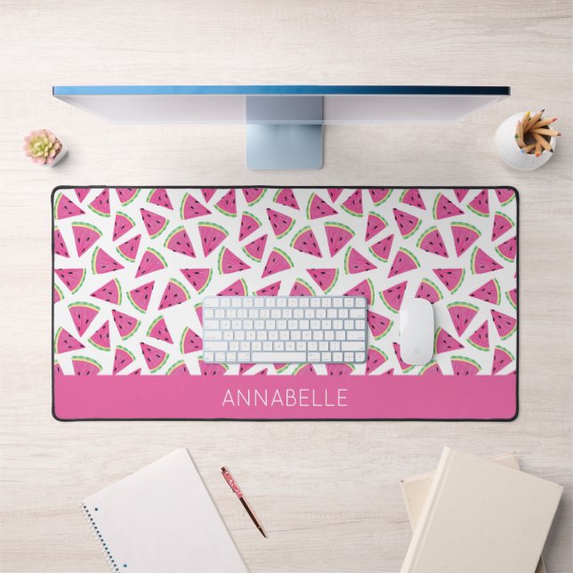 Watermelon Personalized First Name Desk Mat (Office 1)