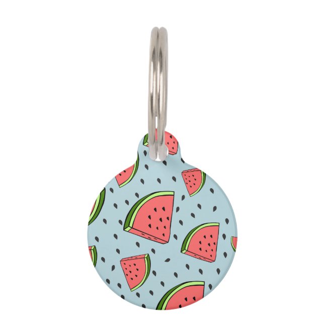 Watermelon Pet ID Tag (Front)