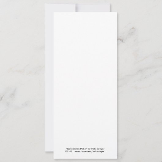 watermelon picker card (Back)