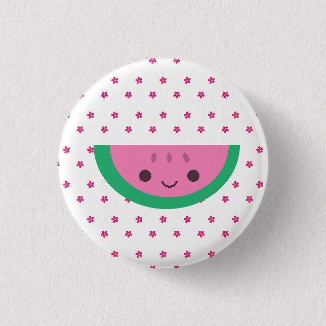 Watermelon Pinback Button (Front)