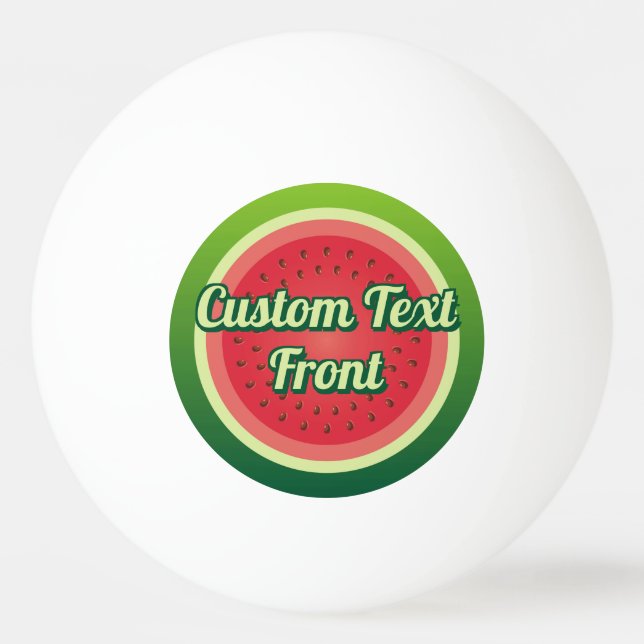 Watermelon Ping-Pong Ball (Front)
