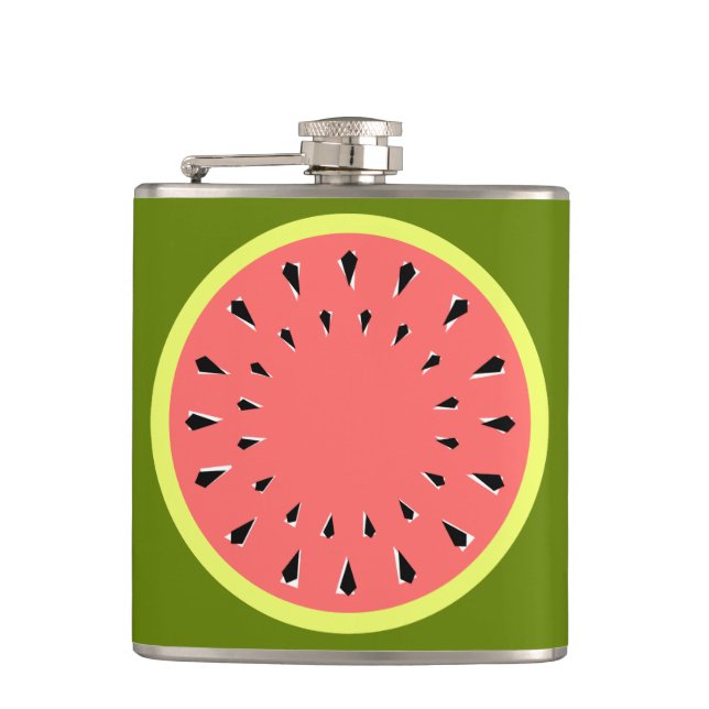 Watermelon Pink Flask (Front)