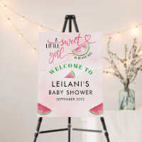 Watermelon Pink Girl Baby Shower