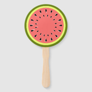 Watermelon Pink Hand Fan