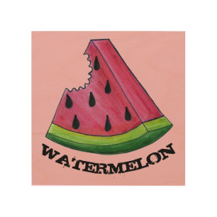 Watermelon Pink Melon Slice Fruit Kitchen Decor