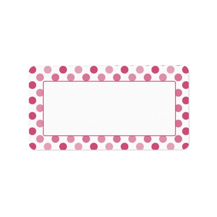It is a picture of Gratifying Polka Dot Mailing Labels It's just a photo of Gratifying Polka Dot Mailing Labels