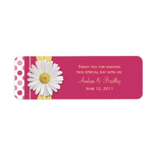 Watermelon Pink Polka Dot Favor Tags