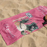 Watermelon Pink Sorbet | Tropical Summer Beach Beach Towel