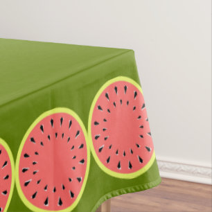 Watermelon Pink tablecloth medium