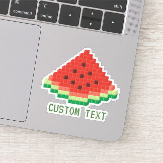 Watermelon Pixel Art Sticker