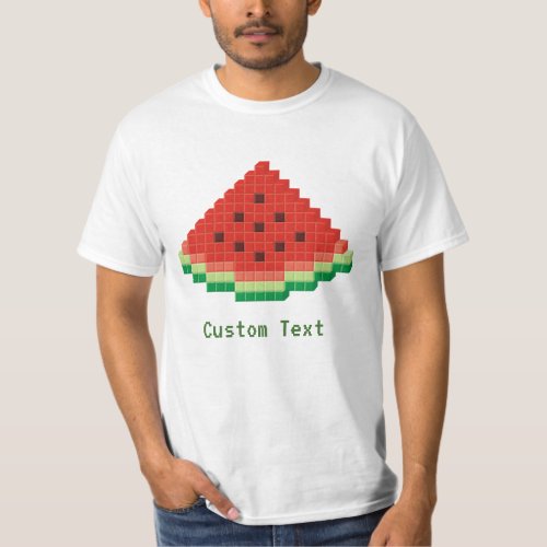 Watermelon Pixel Art T_Shirt