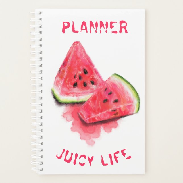 Watermelon Planner - Red Sweet Juicy (Front)