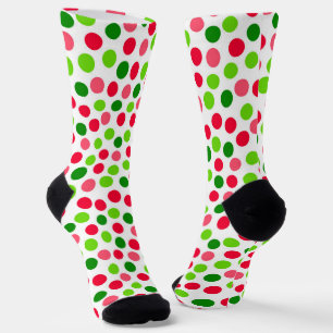 Watermelon Polka Dots Pattern Socks