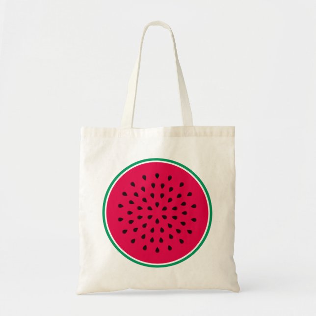 Watermelon pop art tote bag (Front)