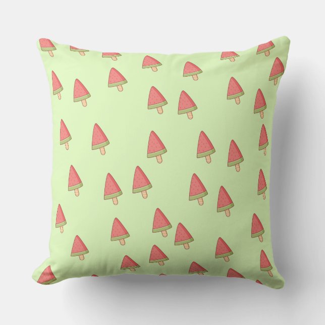 Watermelon Pop Furry Pillow (Front)