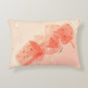 Watermelon Popsicle  Accent Pillow