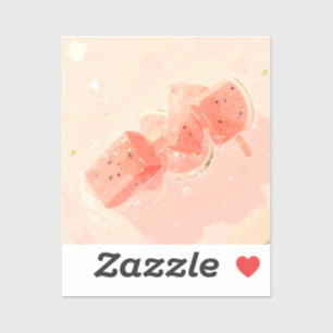 Watermelon Popsicle Sticker