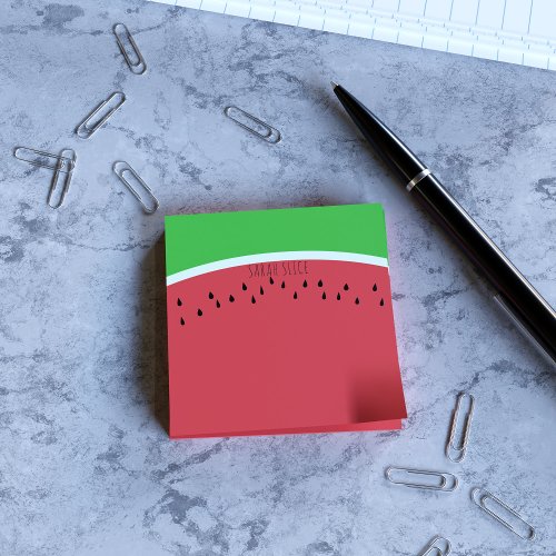 Watermelon post it notes