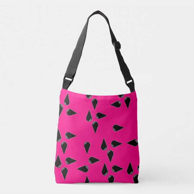 Watermelon Print Cross Body Bag Or Shoulder Tote  (Front)