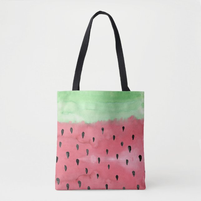 Watermelon Print Tote Bag (Front)