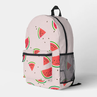 Watermelon Printed Backpack