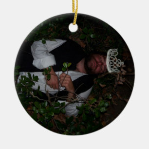 watermelon Queen Ceramic Ornament