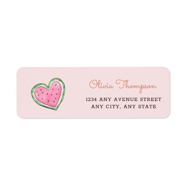 Watermelon | Return Address Label (Front)