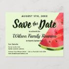 Watermelon Reunion BBBQ Party Save the Date