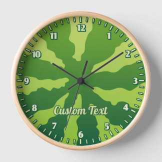 Watermelon Rind Clock