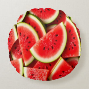 Watermelon Round Pillow