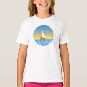 Watermelon Sailboat T-Shirt