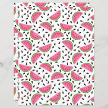 Watermelon Scrapbook Paper