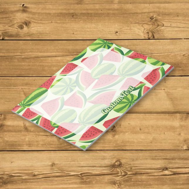 Watermelon seamless background notepad (Creator Uploaded)