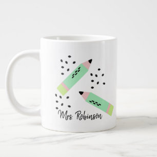 Watermelon Seeds Back to School Teacher Gift Giant Coffee Mug