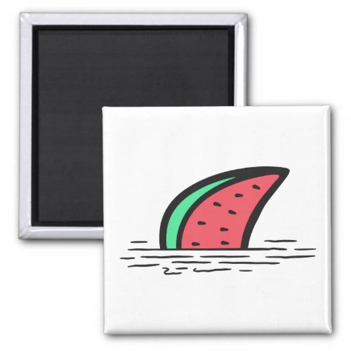 Watermelon shark magnet