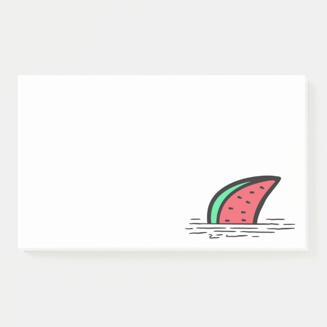 Watermelon shark post-it notes (Front)