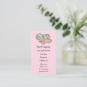 Watermelon Sketch Vertical Business Card (Standing Front)
