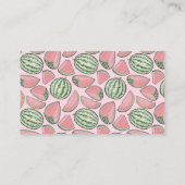 Watermelon Sketches Business Card (Back)
