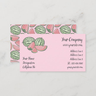 Watermelon Sketches Business Card
